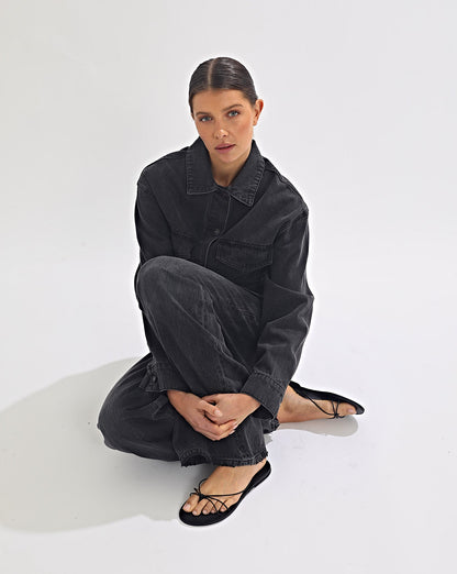 Harley Denim Shirt Black