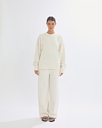Alfie Crew Neck Cream