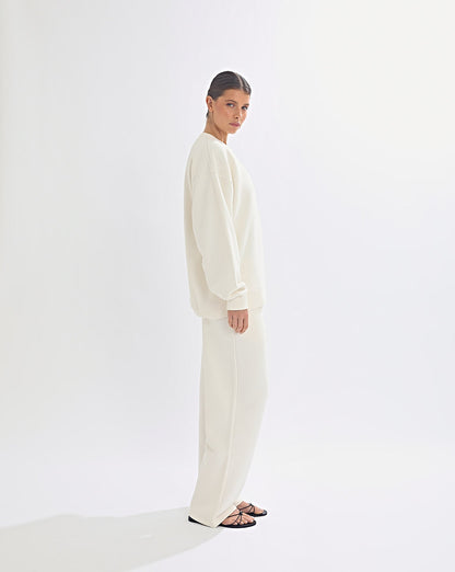 Alfie Crew Neck Cream