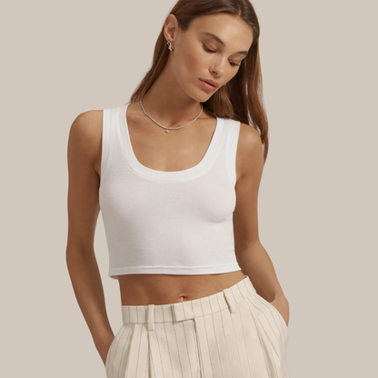 Favorite Daughter The Cutting It Close Crop Tank