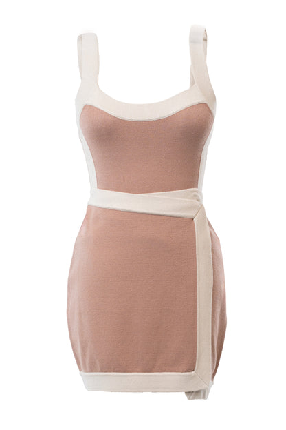 Mocha/Milk Coast Is Clear Skirt Set