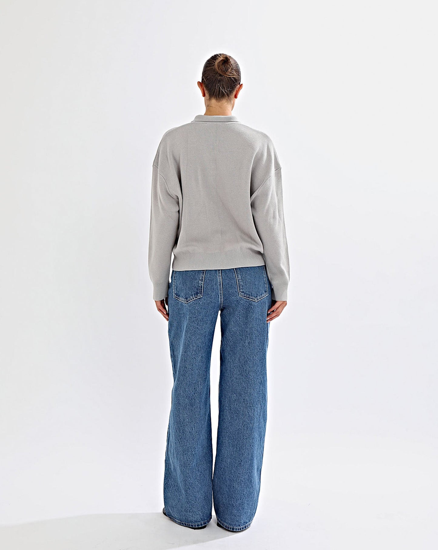 Henri Knit Jersey Light Grey