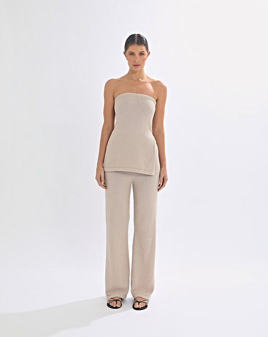 Juno Knit Pants Sand