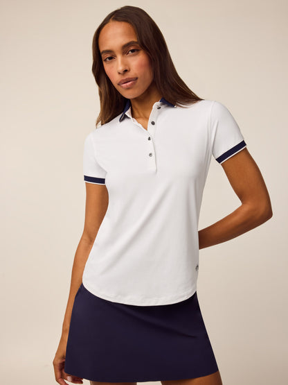 Scarlett Crowley Collar Short Sleeve Polo