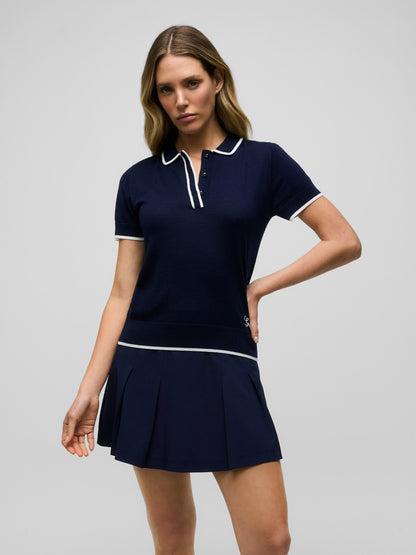 Leith Merino Script Short Sleeve Sweater