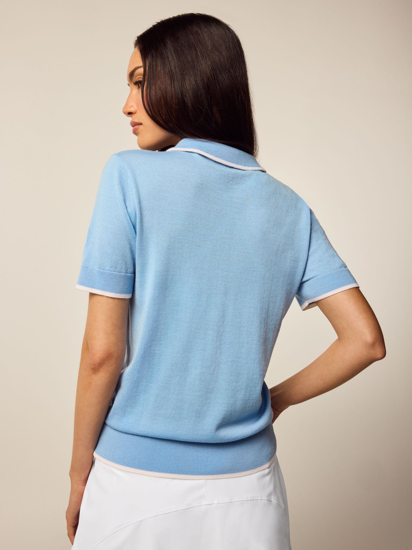 Leith Merino Script Short Sleeve Sweater