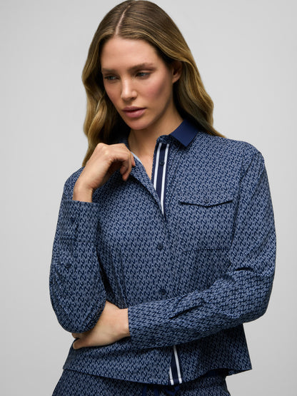 G-Thing Ashe Cropped Button-Down