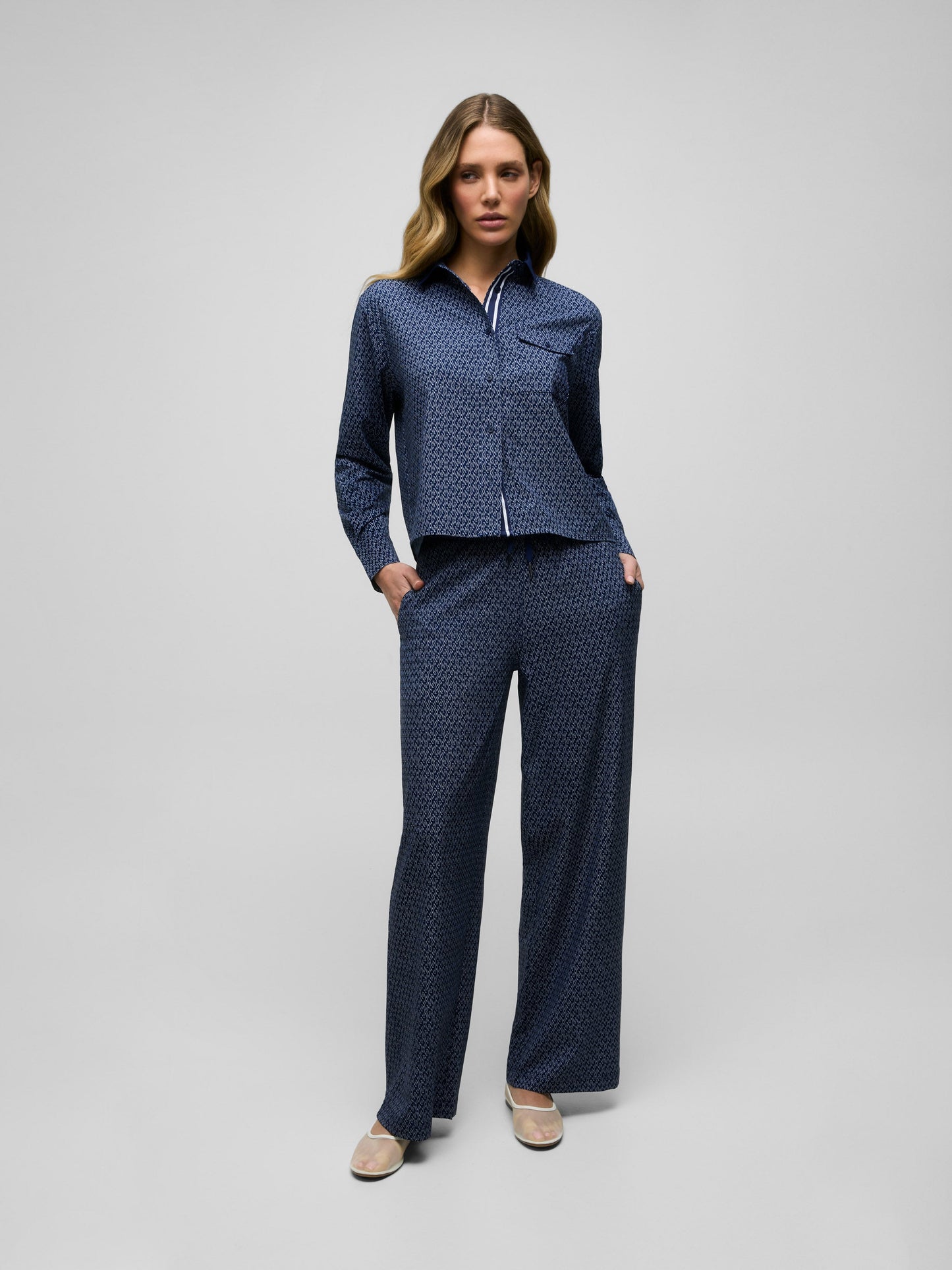 G-Thing Ashe Cropped Button-Down