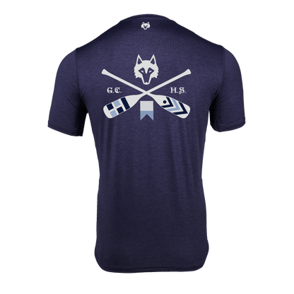 H.S. Crossed Paddles Guide Sport Short Sleeve Tee