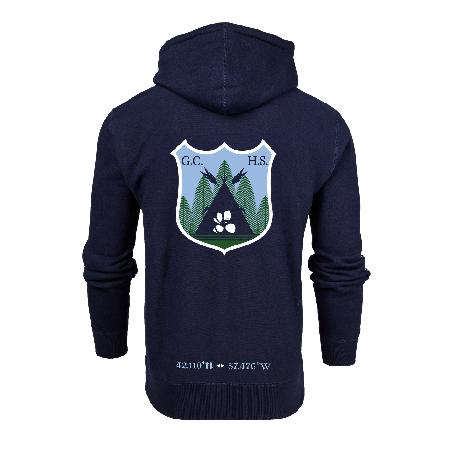 Paddling Wolf Fireside Hoodie
