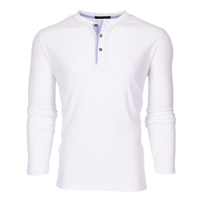 Alpha Slub Long Sleeve Henley