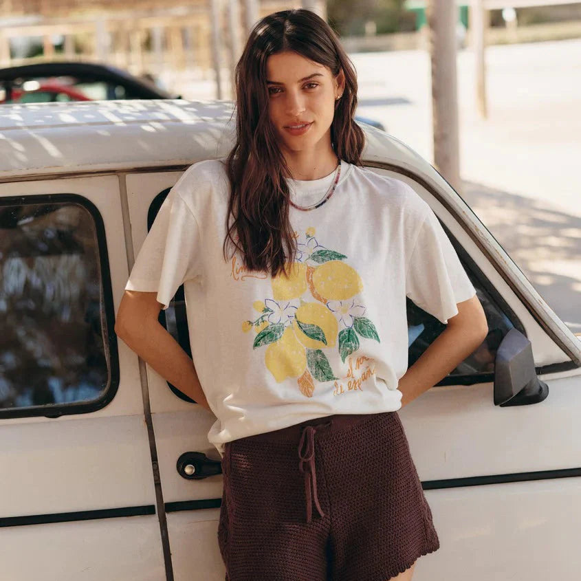 Marine Layer Oversized Hemp Graphic Tee