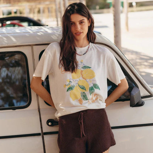 Marine Layer Oversized Hemp Graphic Tee