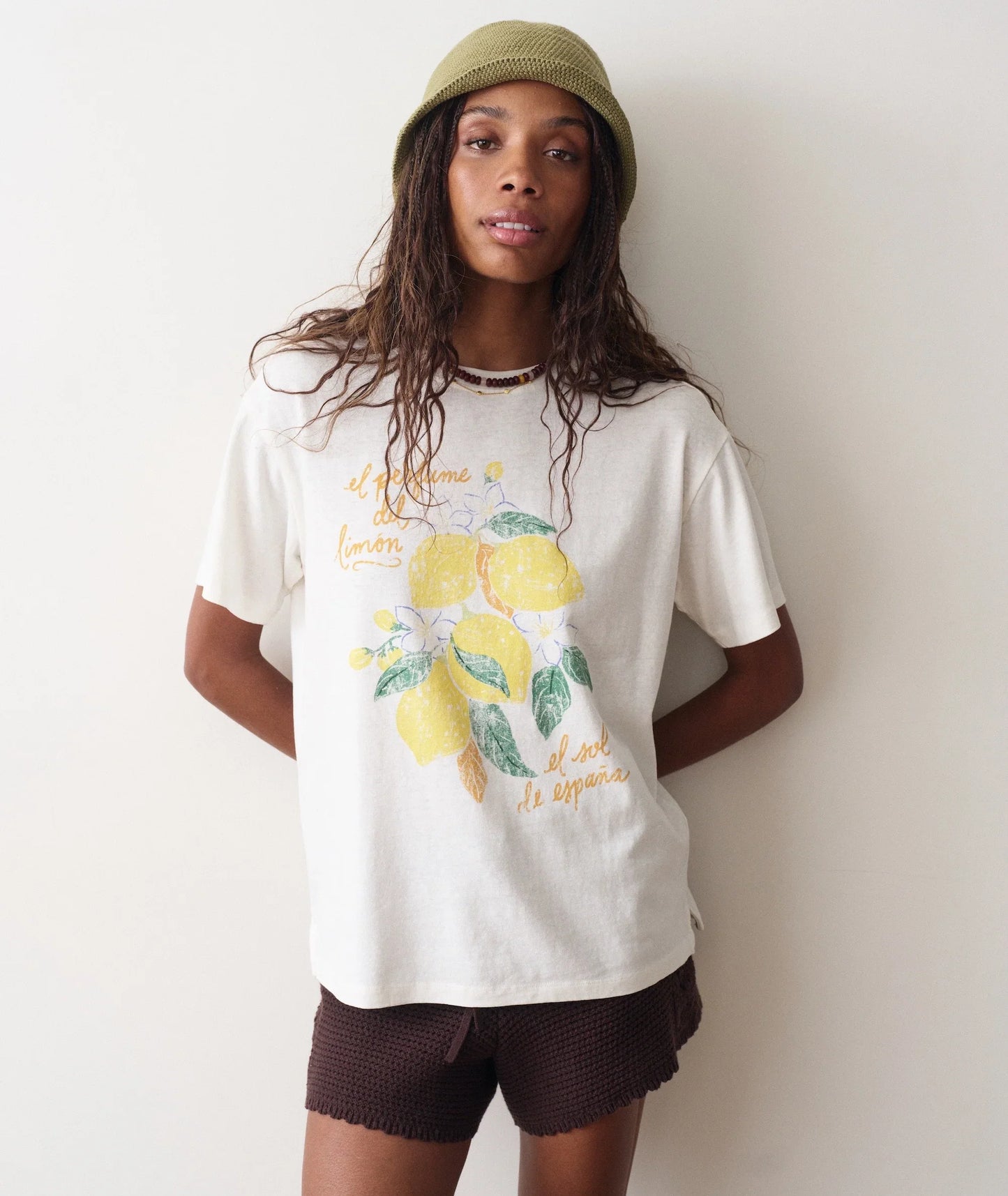 Marine Layer Oversized Hemp Graphic Tee