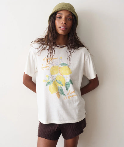Marine Layer Oversized Hemp Graphic Tee