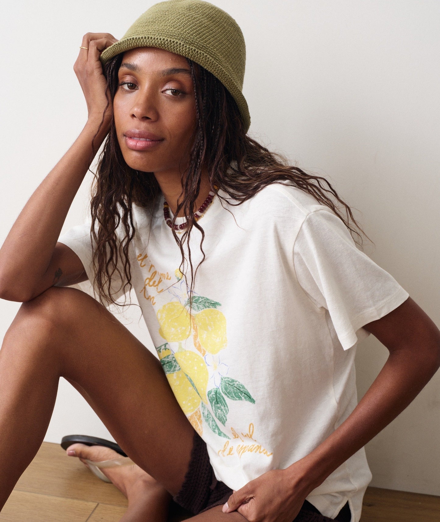 Marine Layer Oversized Hemp Graphic Tee
