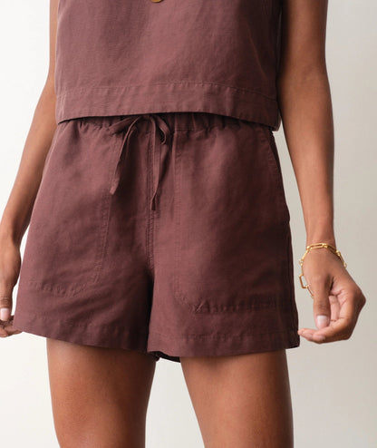 Marine Layer Linen Drawstring Short