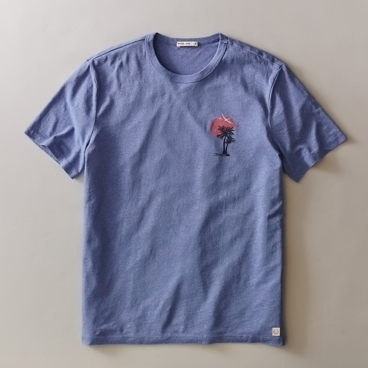 Marine Layer Relaxed Hemp Cotton Graphic Tee