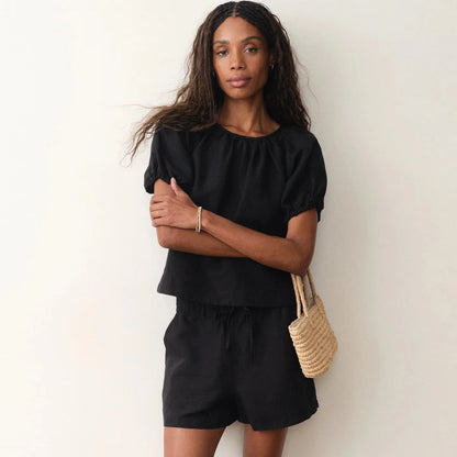 Marine Layer Linen Drawstring Short