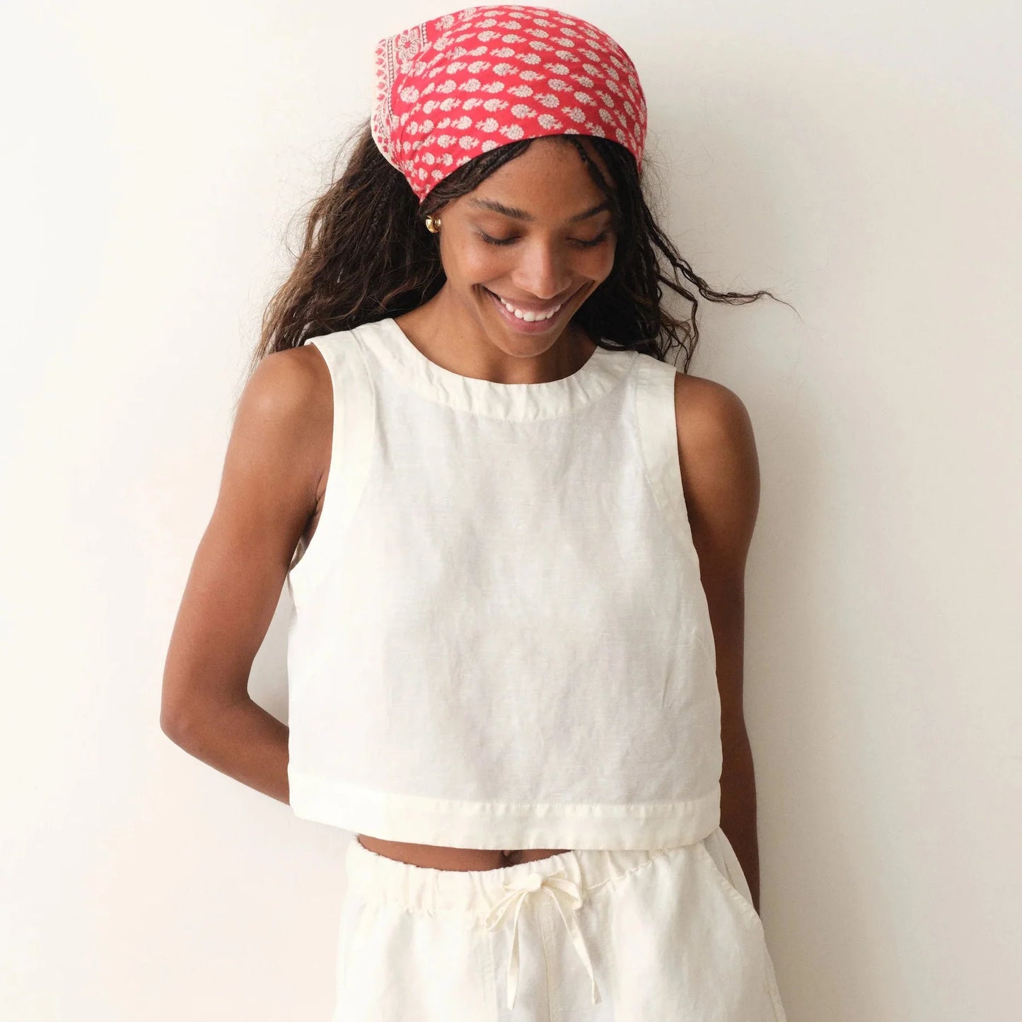Marine Layer Quinn Linen Tank