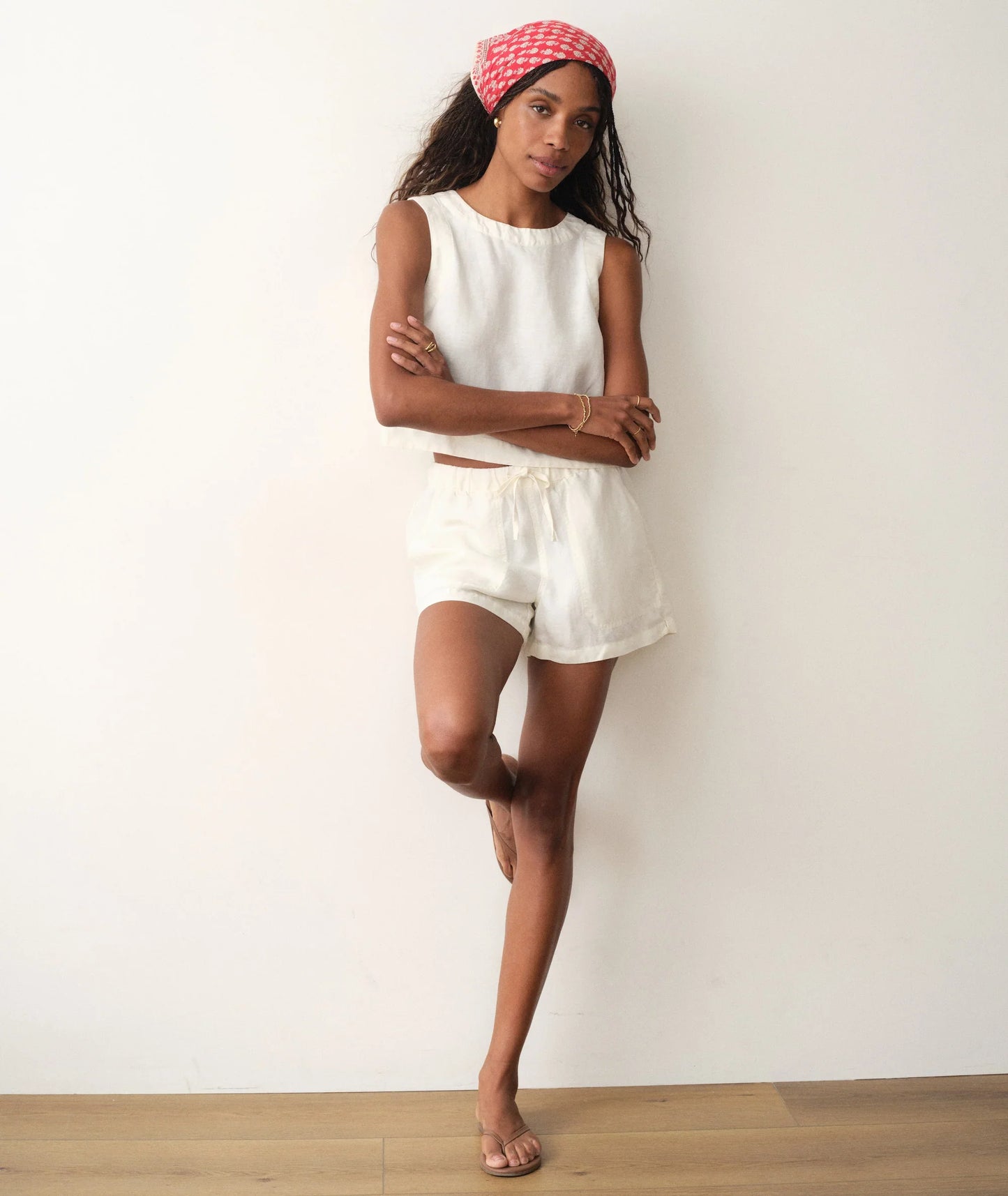Marine Layer Quinn Linen Tank