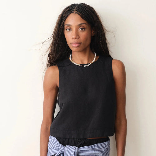 Marine Layer Quinn Linen Tank