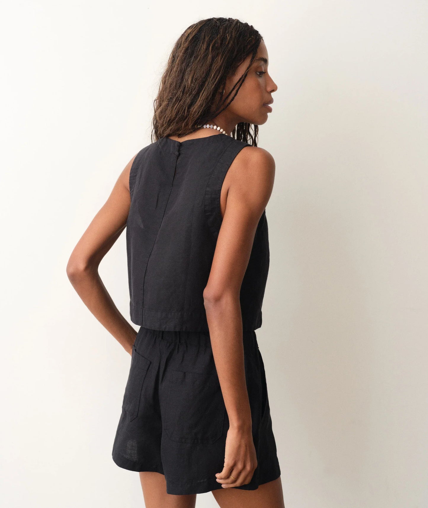Marine Layer Quinn Linen Tank