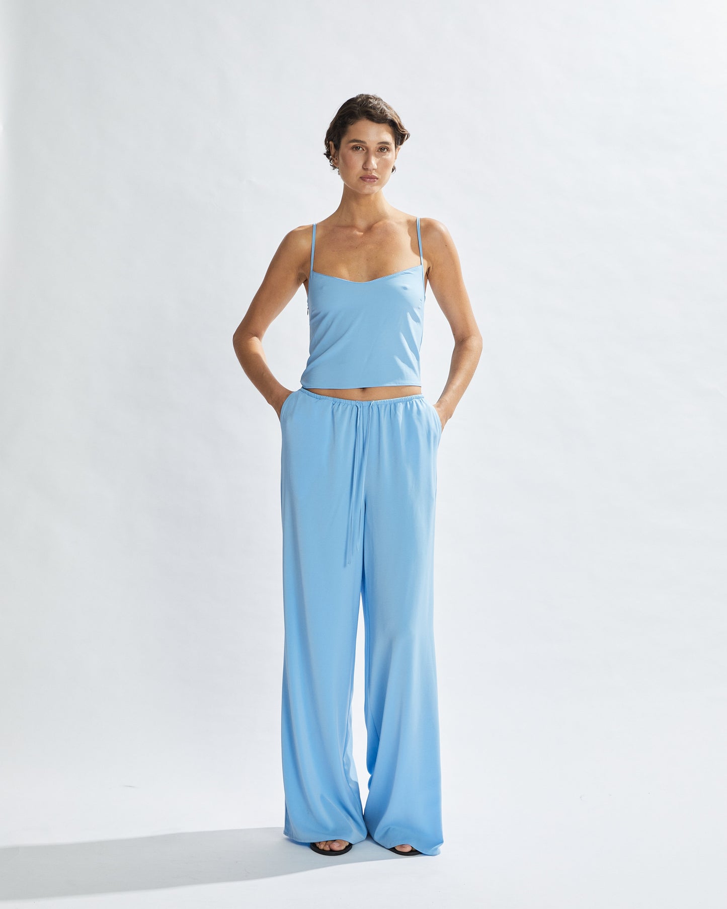 Alias Pants Sky Blue Cropped