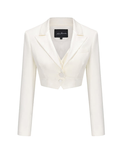 Bridget Suit Jacket (White)