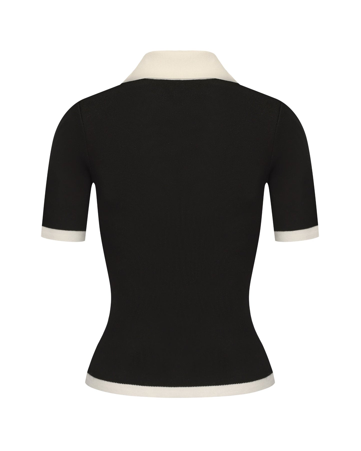 Hazel Polo Top (Black)