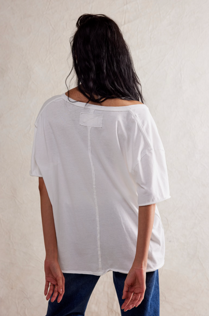 Free People Nina V-Neck Tee
