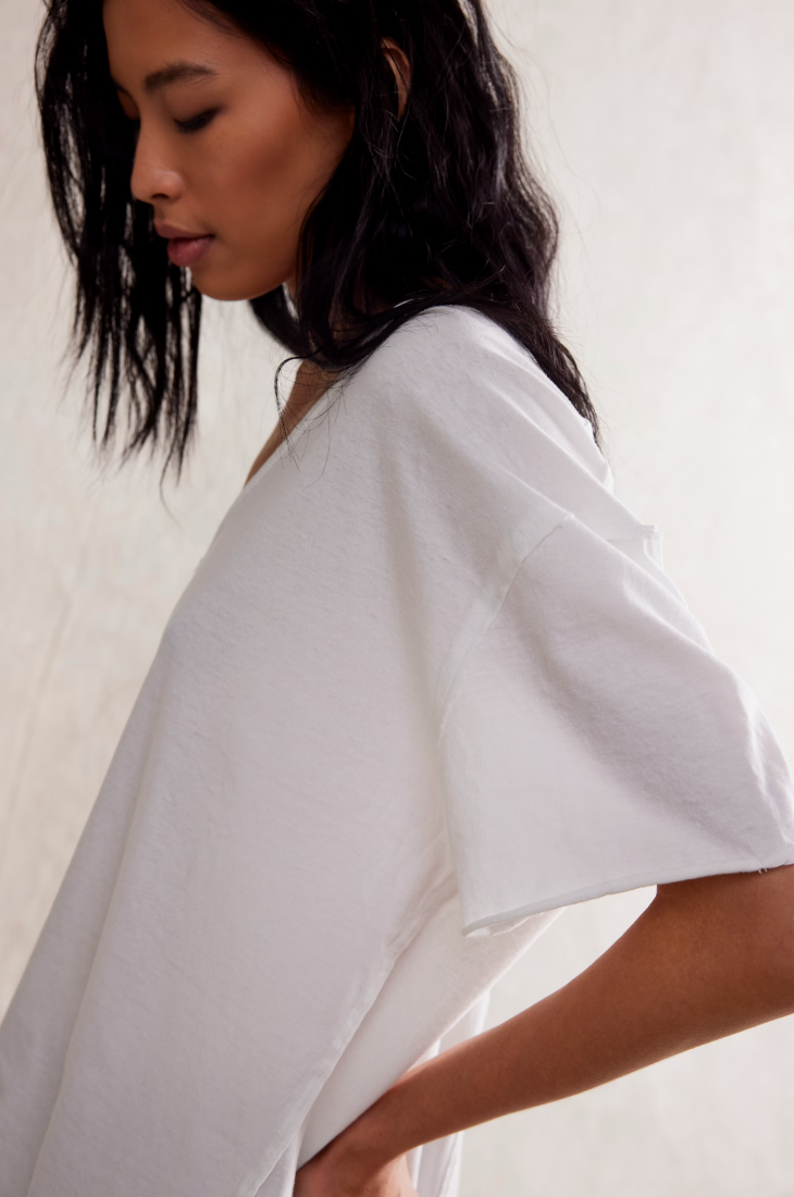 Free People Nina V-Neck Tee