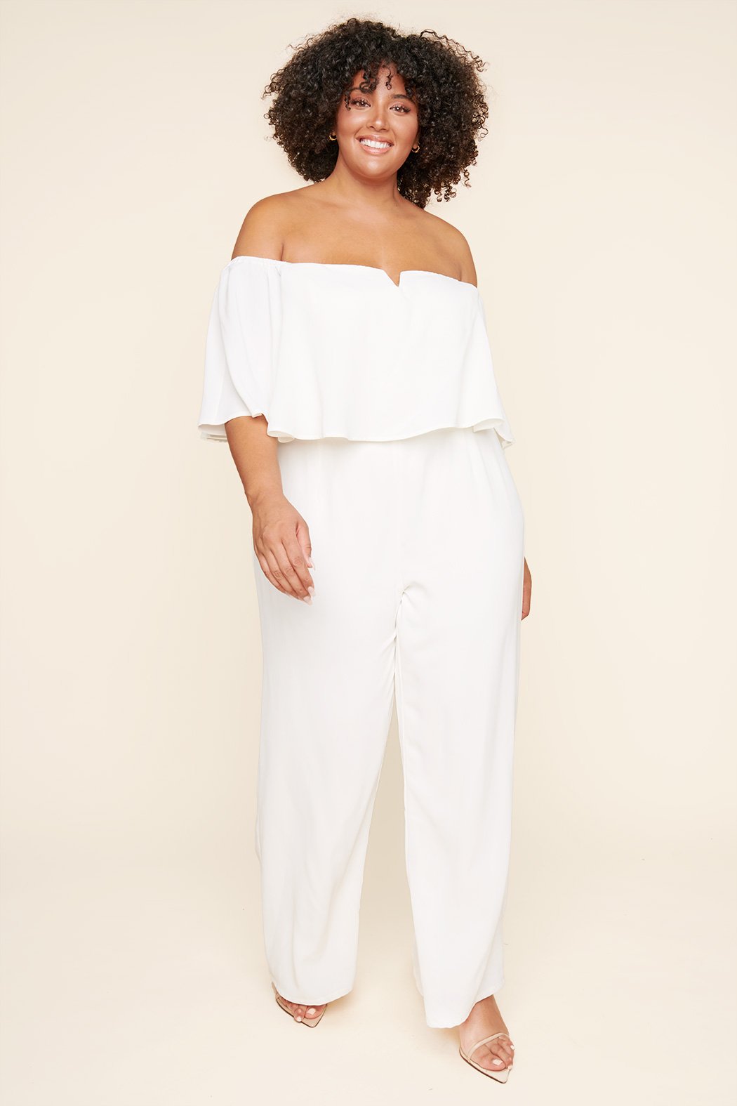 Bailamos Off The Shoulder Romper Curve