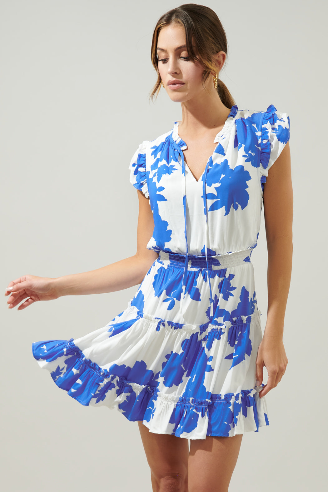 Don't Be Shy Toledo Tiered Mini Dress