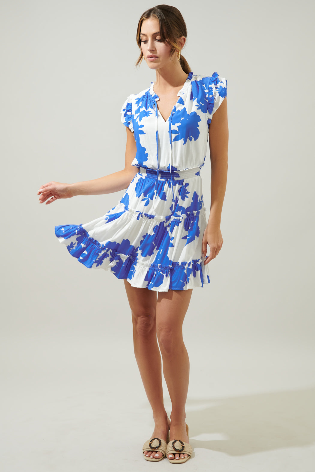 Don't Be Shy Toledo Tiered Mini Dress