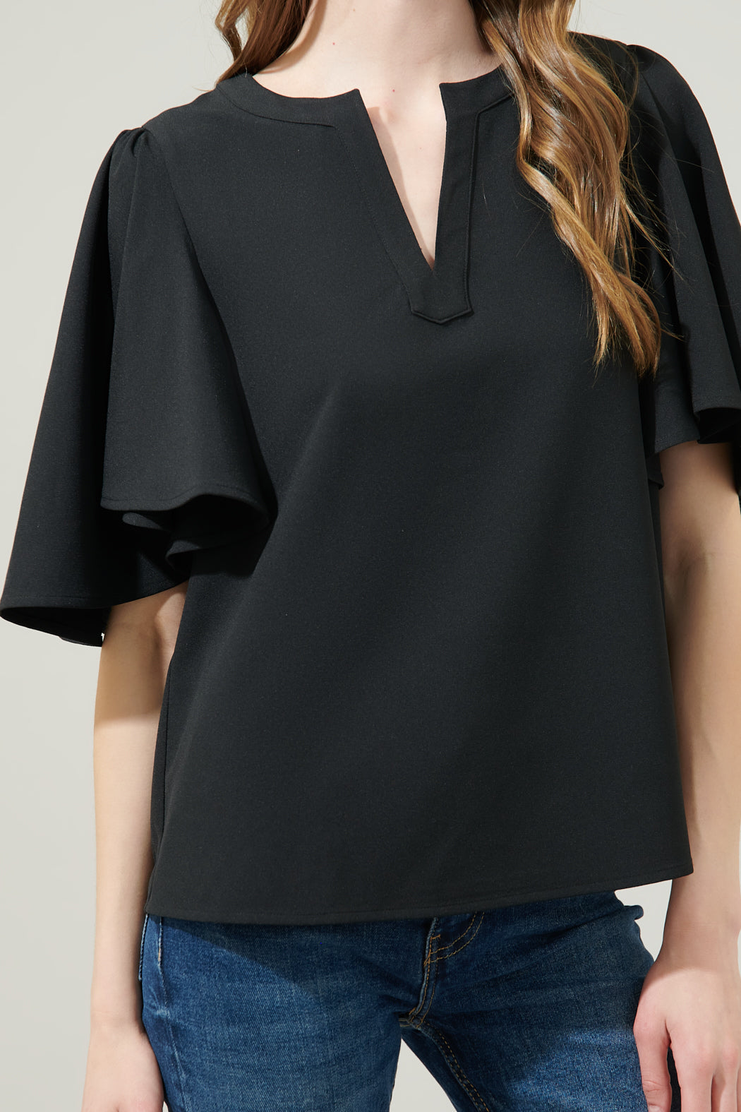 Easton Split Neck Blouse