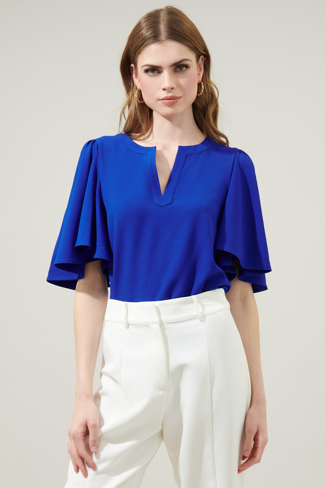 Easton Split Neck Blouse