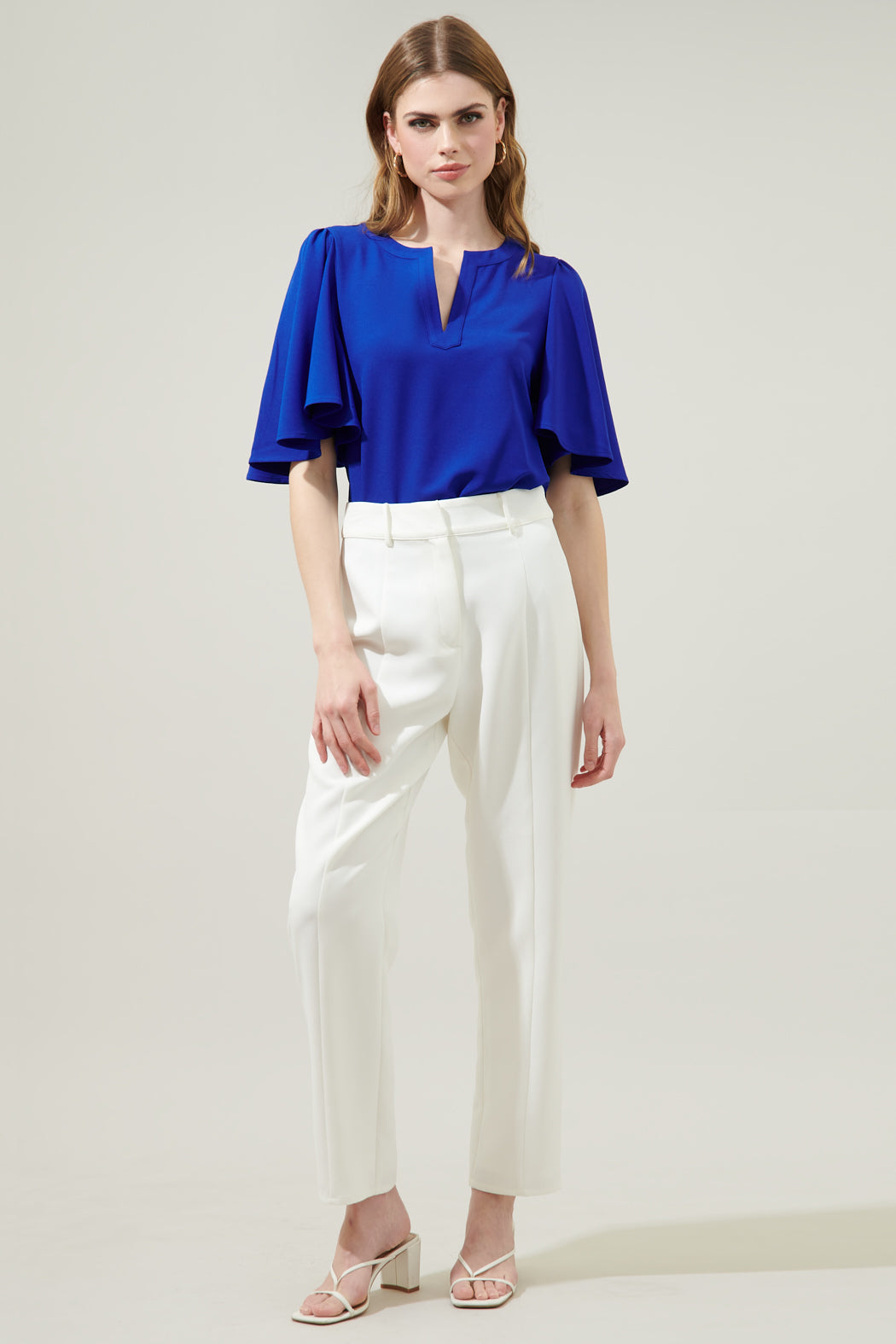 Easton Split Neck Blouse