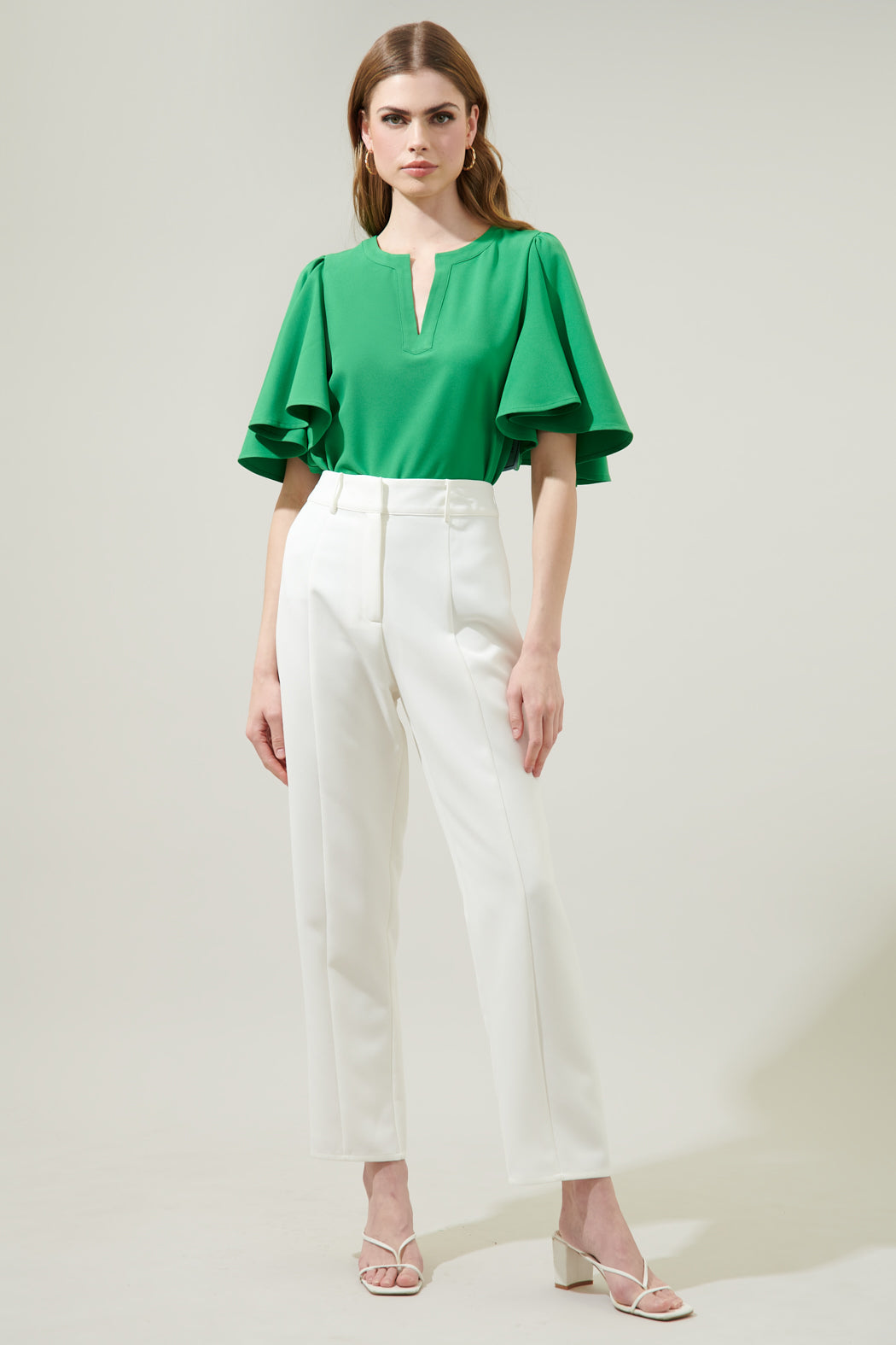 Easton Split Neck Blouse