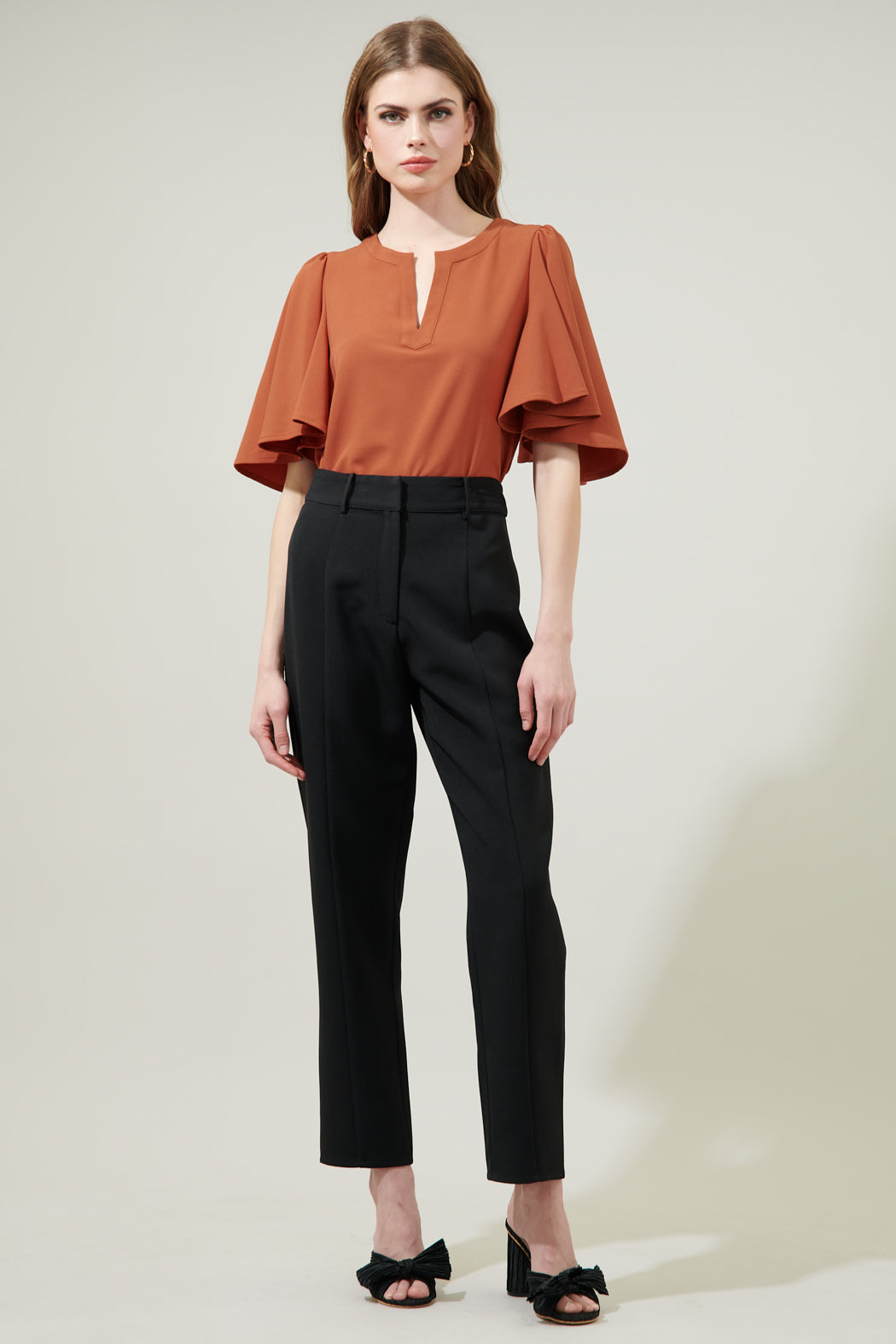 Easton Split Neck Blouse