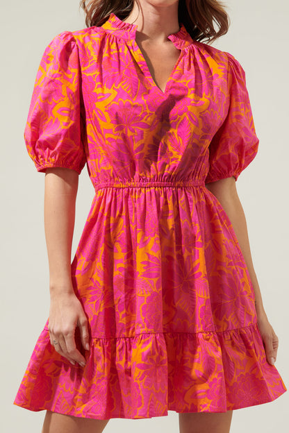 Bali Tropics Marissa Mini Poplin Dress