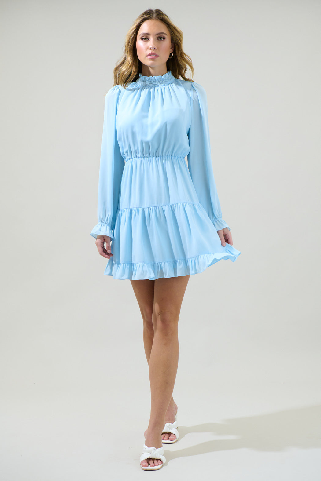 Cielo Tiered Mini Dress