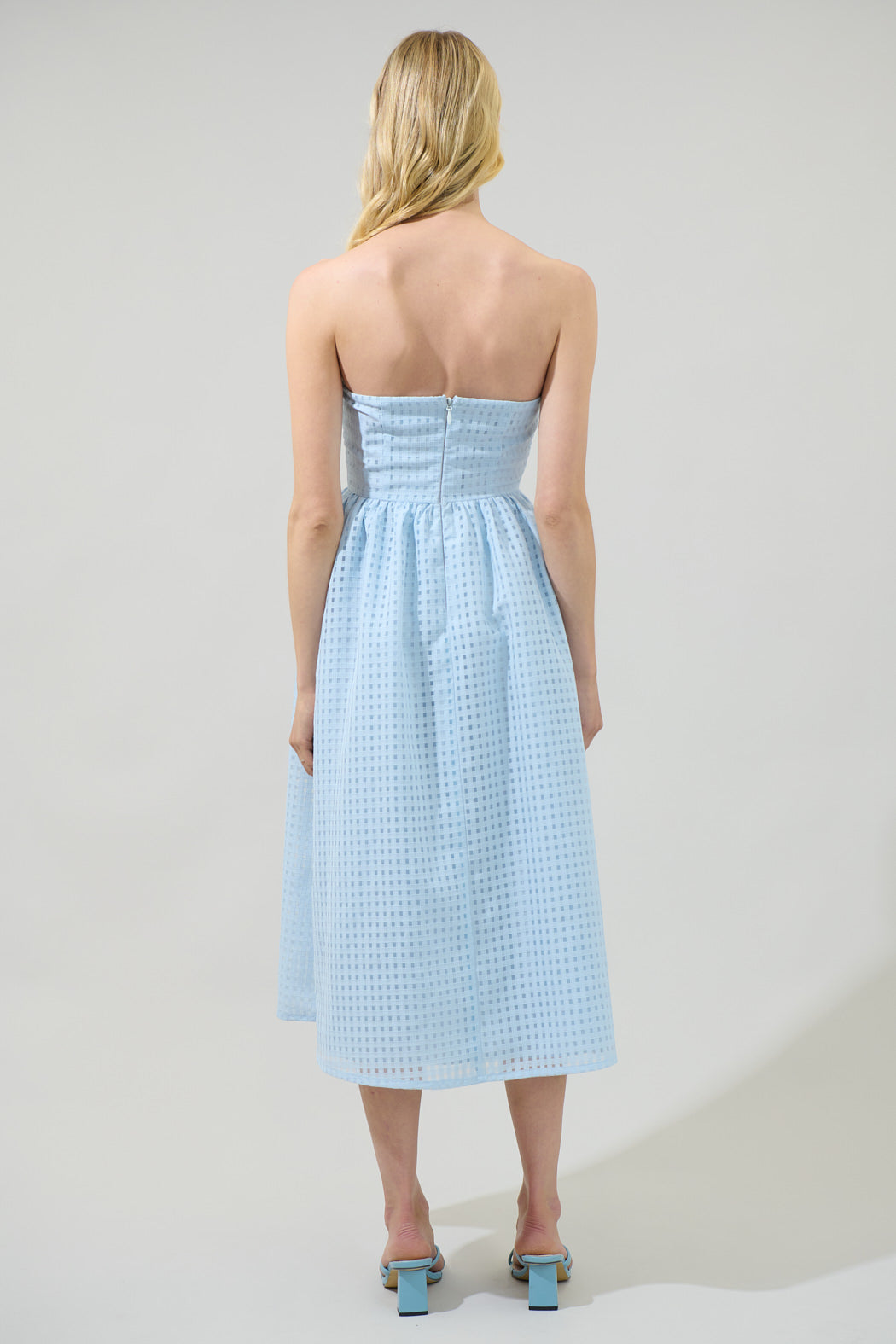 Cary Chest Bow Midi Dress
