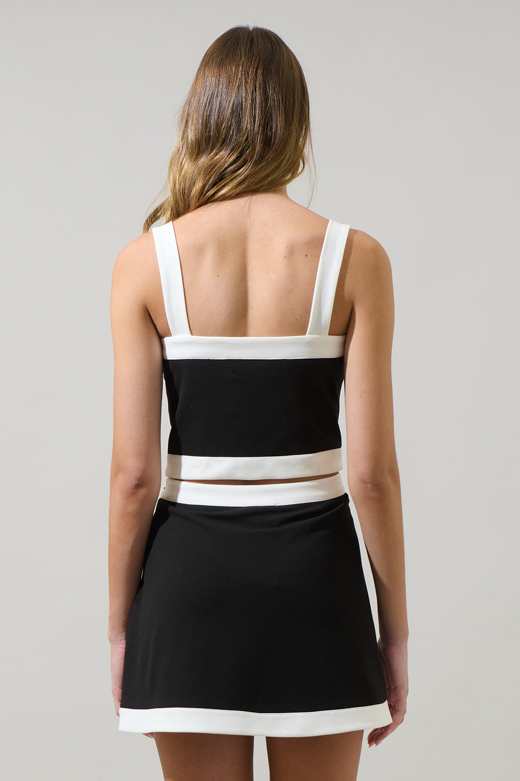 Addilyn Color Block Crop Top