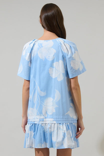Afina Floral Seruma Mini Dress