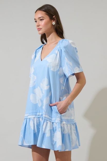 Afina Floral Seruma Mini Dress