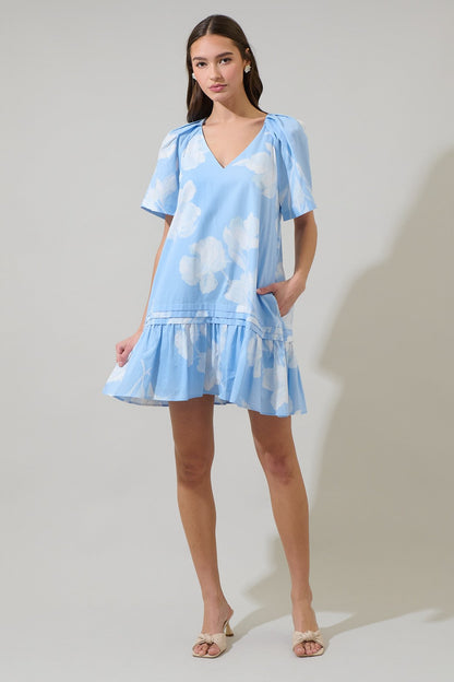 Afina Floral Seruma Mini Dress