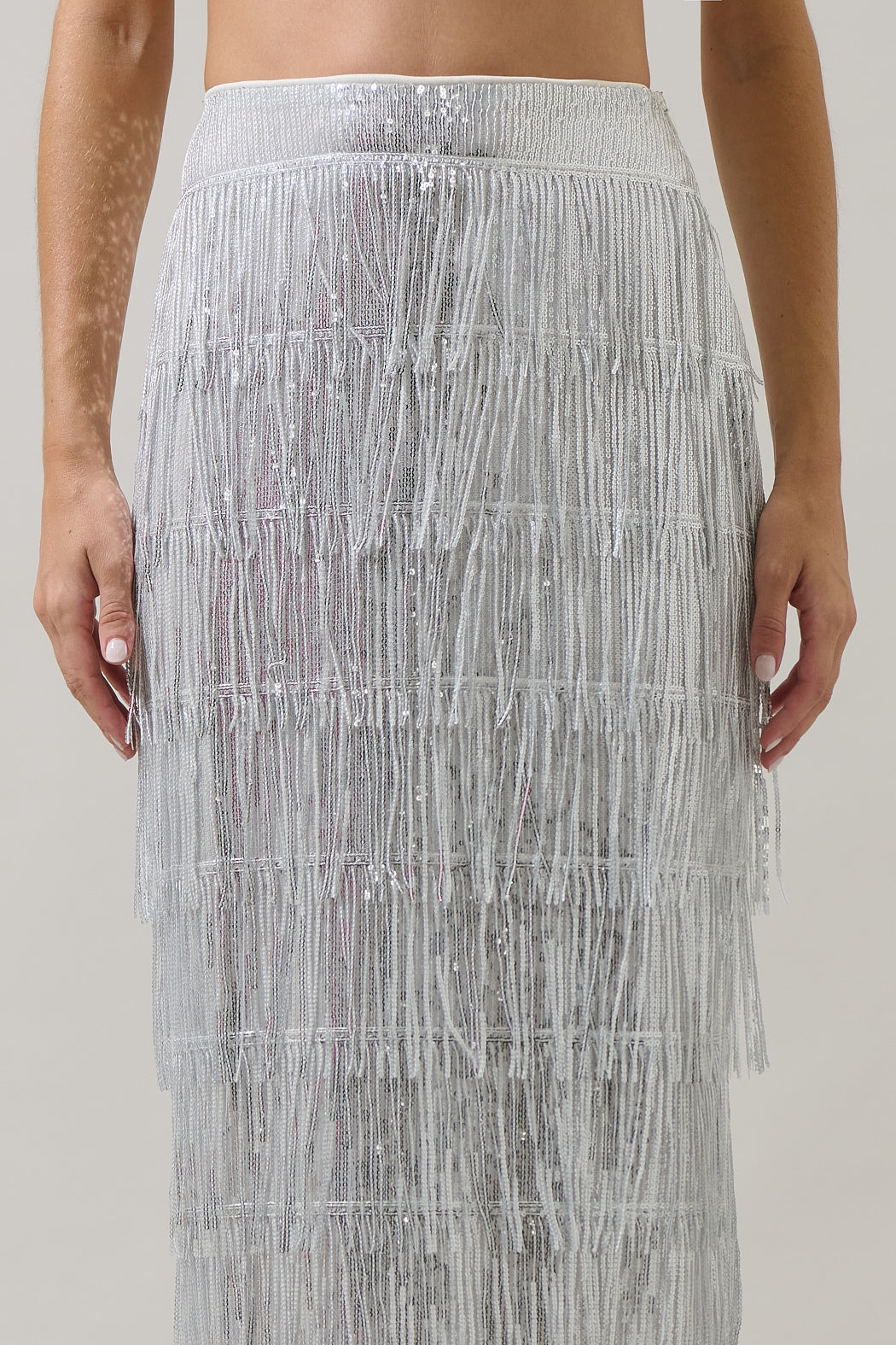 Estery Sequin Maxi Skirt