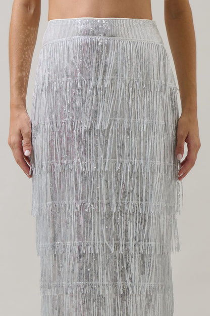 Estery Sequin Maxi Skirt