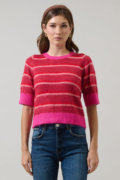 Avanti Stripe Sweater Top